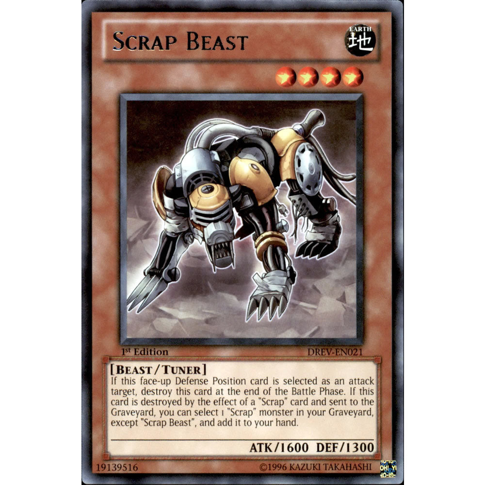 Scrap Beast DREV-EN021 Yu-Gi-Oh! Card from the Duelist Revolution Set