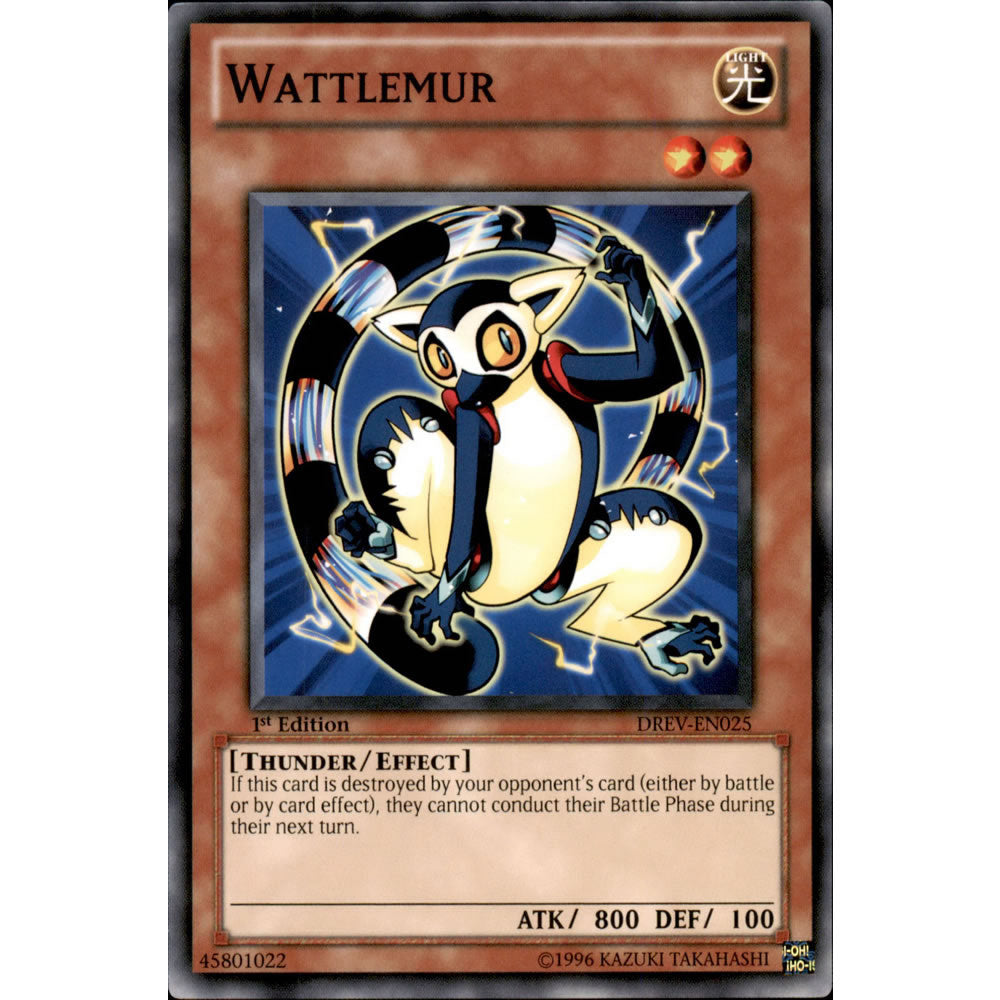 Wattlemur DREV-EN025 Yu-Gi-Oh! Card from the Duelist Revolution Set