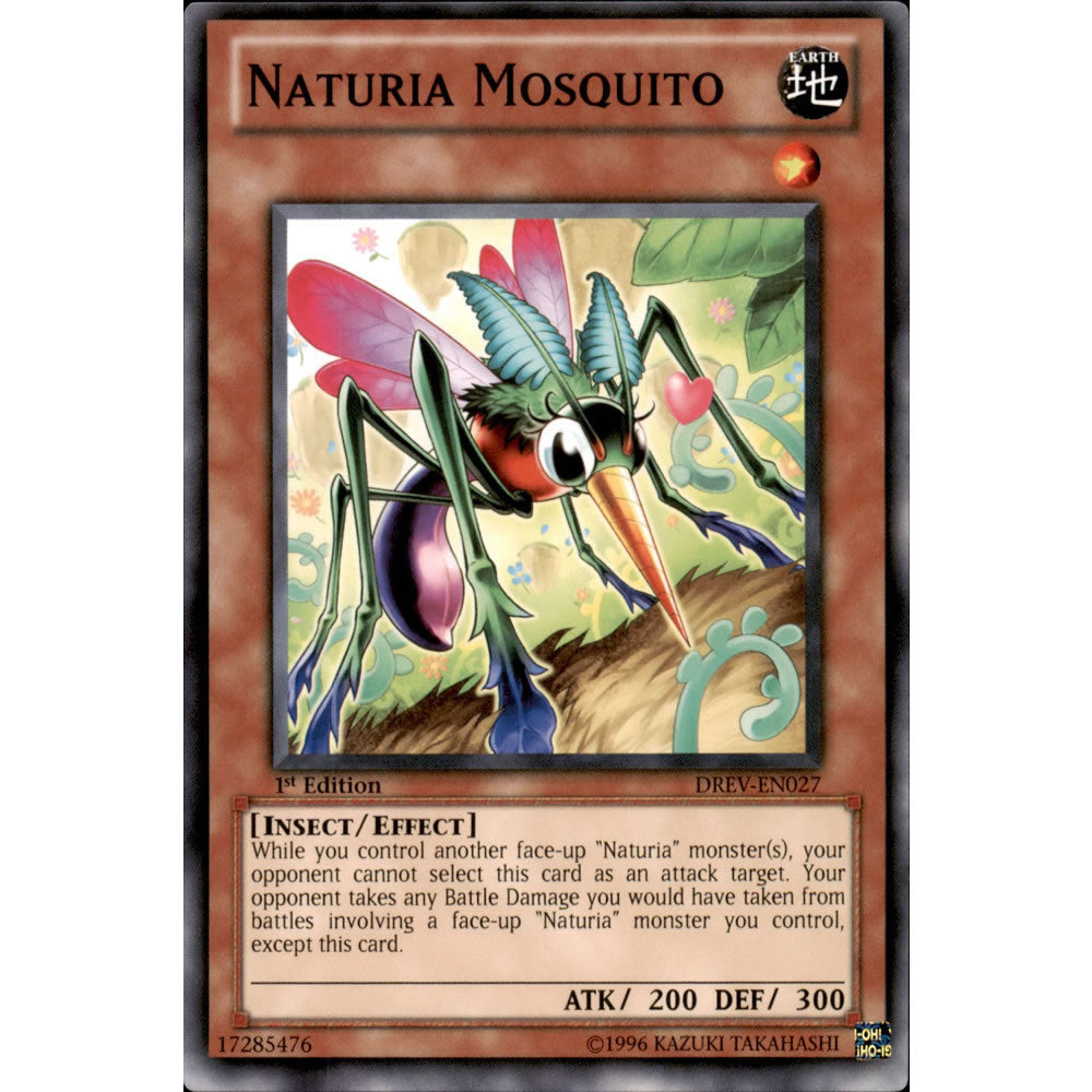 Naturia Mosquito DREV-EN027 Yu-Gi-Oh! Card from the Duelist Revolution Set