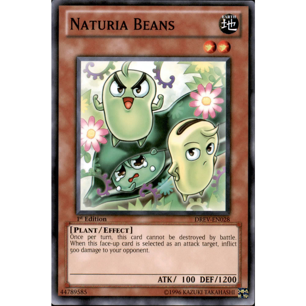Naturia Beans DREV-EN028 Yu-Gi-Oh! Card from the Duelist Revolution Set