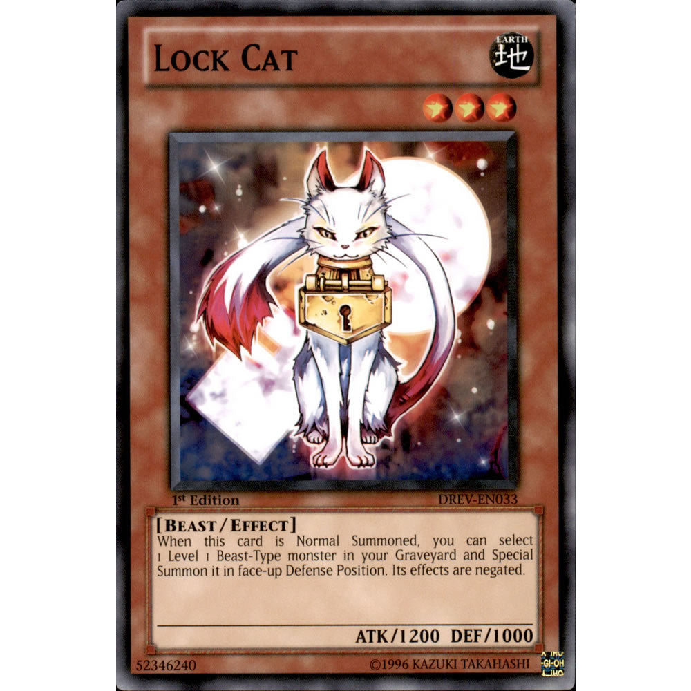 Lock Cat DREV-EN033 Yu-Gi-Oh! Card from the Duelist Revolution Set