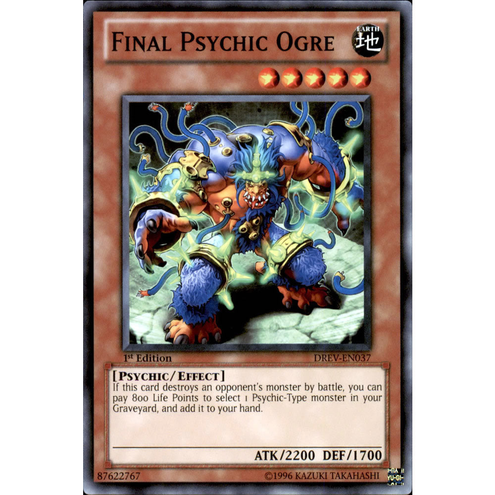 Final Psychic Ogre DREV-EN037 Yu-Gi-Oh! Card from the Duelist Revolution Set