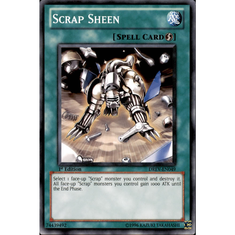 Scrap Sheen DREV-EN049 Yu-Gi-Oh! Card from the Duelist Revolution Set