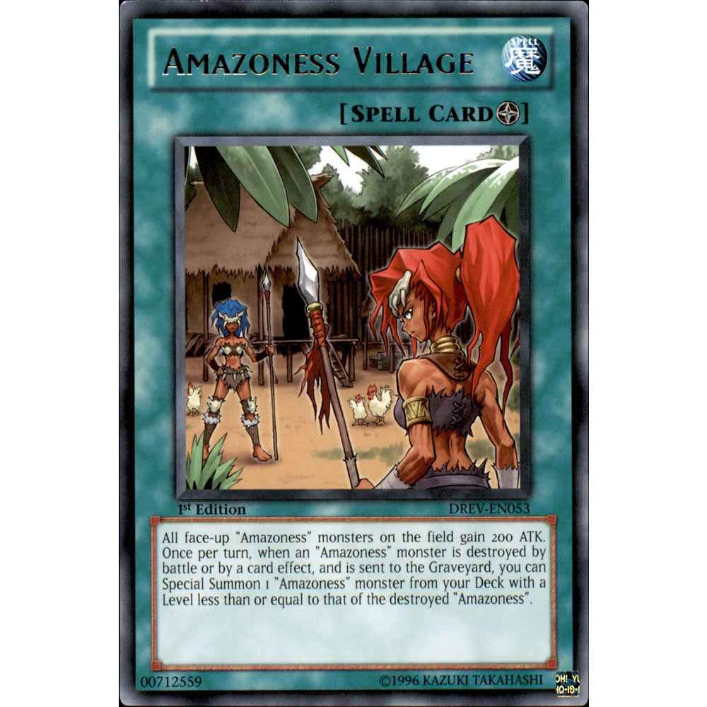 Amazoness Village DREV-EN053 Yu-Gi-Oh! Card from the Duelist Revolution Set