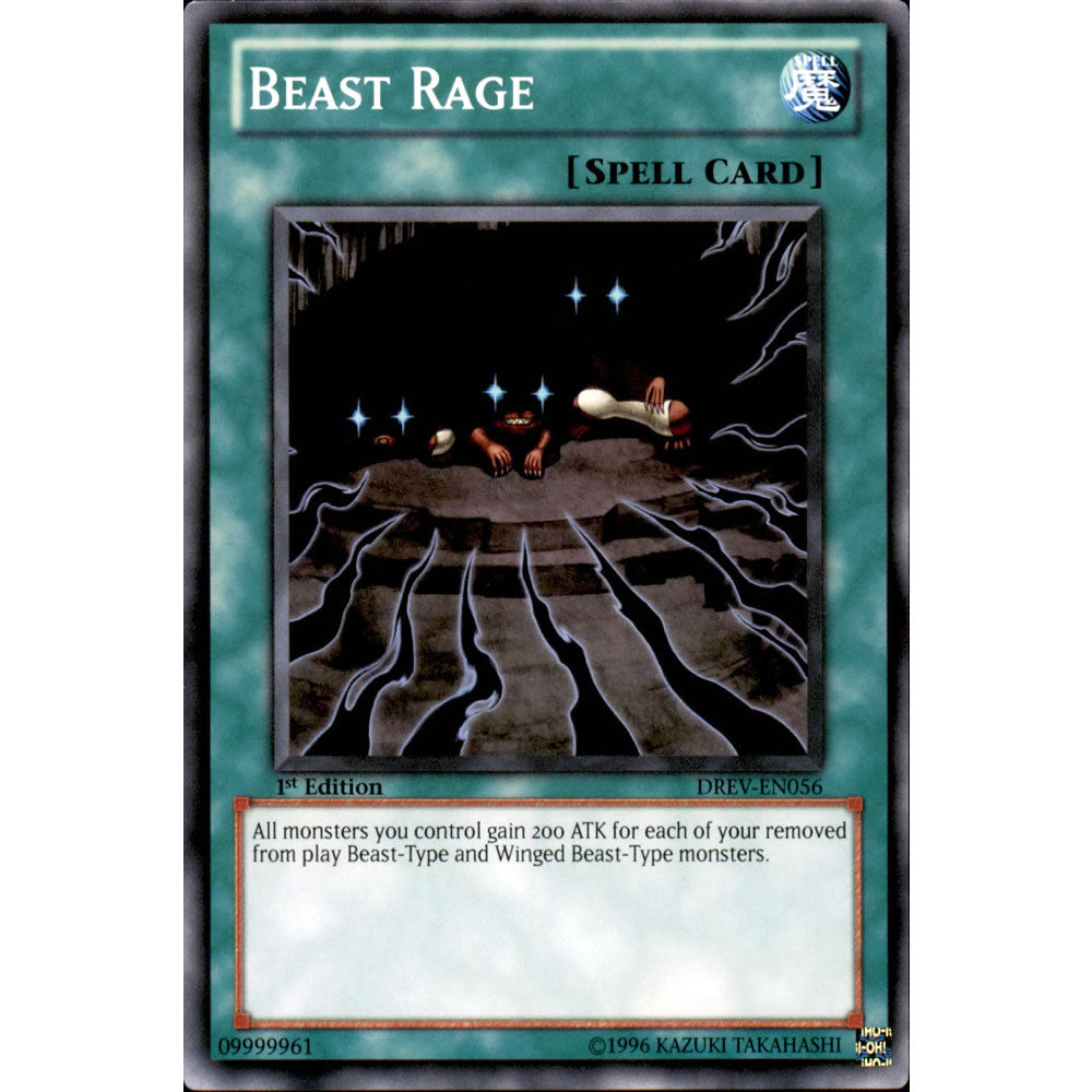 Beast Rage DREV-EN056 Yu-Gi-Oh! Card from the Duelist Revolution Set
