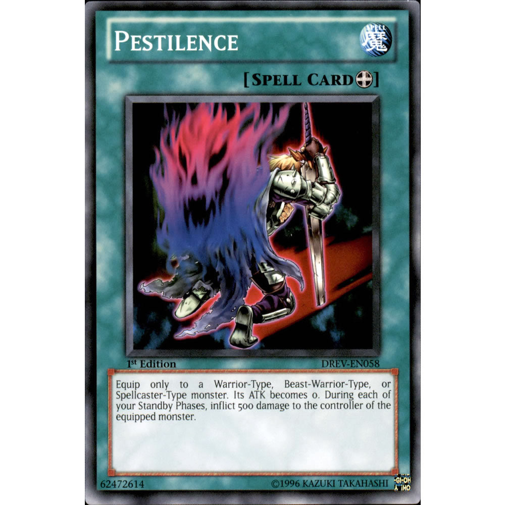 Pestilence DREV-EN058 Yu-Gi-Oh! Card from the Duelist Revolution Set