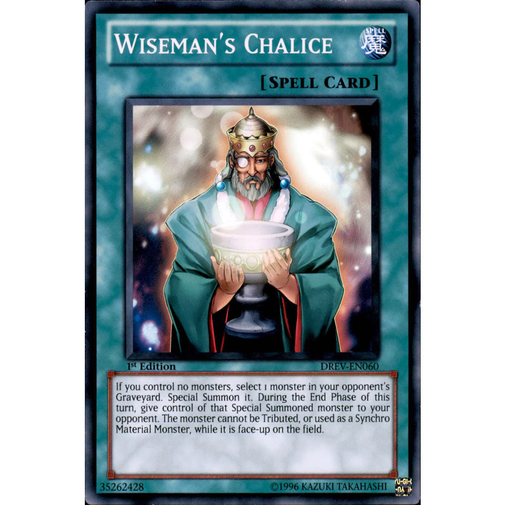 Wisemans Chalice DREV-EN060 Yu-Gi-Oh! Card from the Duelist Revolution Set