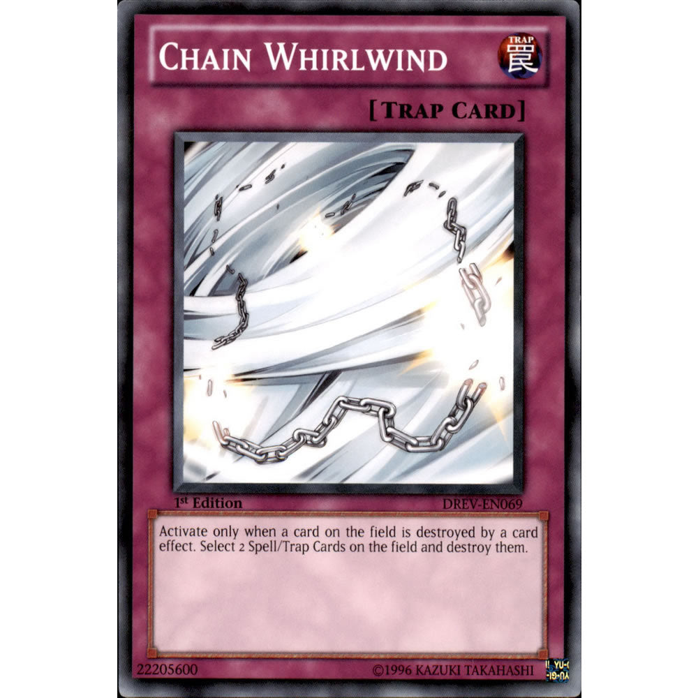 Chain Whirlwind DREV-EN069 Yu-Gi-Oh! Card from the Duelist Revolution Set