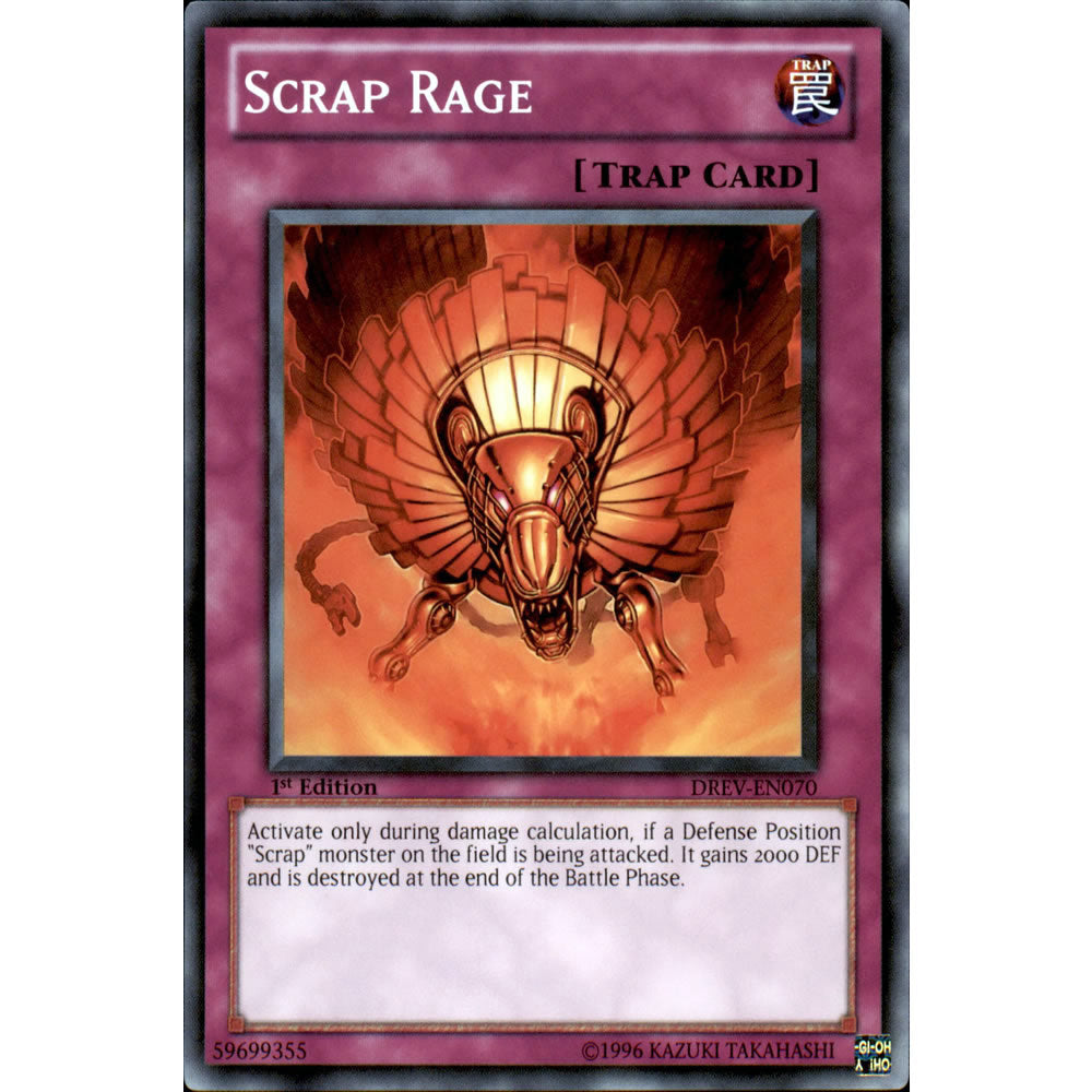 Scrap Rage DREV-EN070 Yu-Gi-Oh! Card from the Duelist Revolution Set