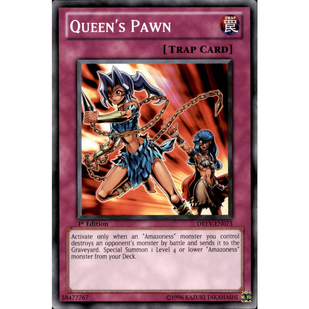 Queens Pawn DREV-EN073 Yu-Gi-Oh! Card from the Duelist Revolution Set