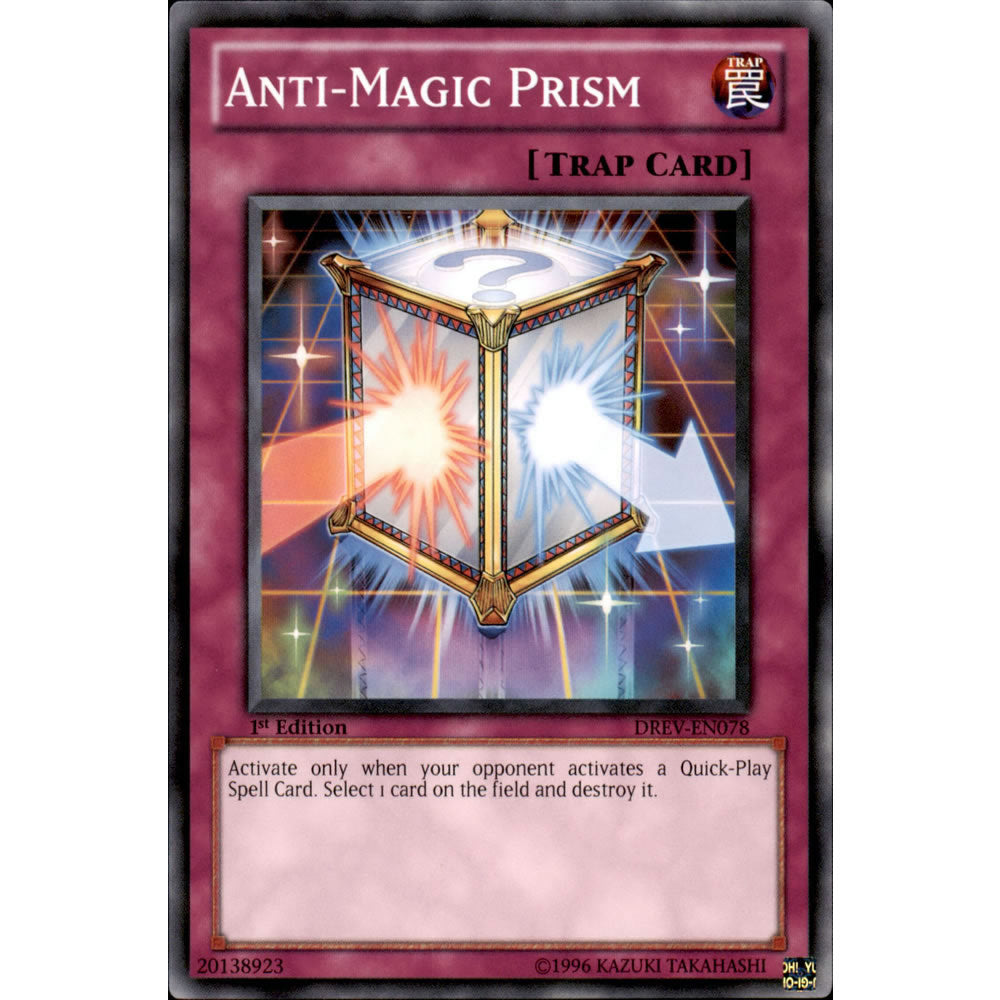 Anti Magic Prism DREV-EN078 Yu-Gi-Oh! Card from the Duelist Revolution Set