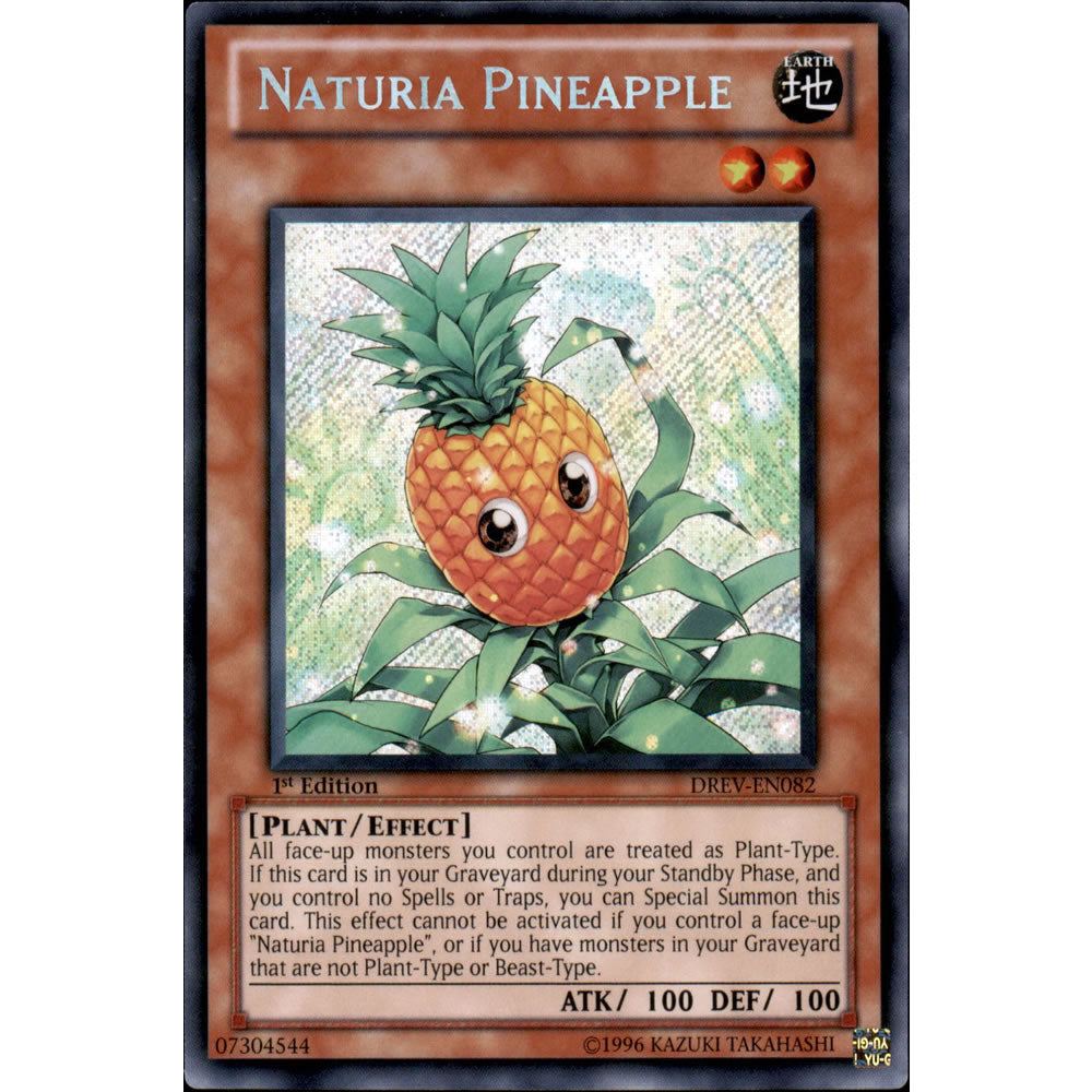 Naturia Pineapple DREV-EN082 Yu-Gi-Oh! Card from the Duelist Revolution Set