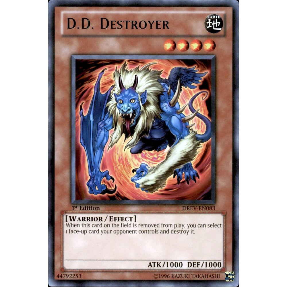 D.D. Destroyer DREV-EN083 Yu-Gi-Oh! Card from the Duelist Revolution Set