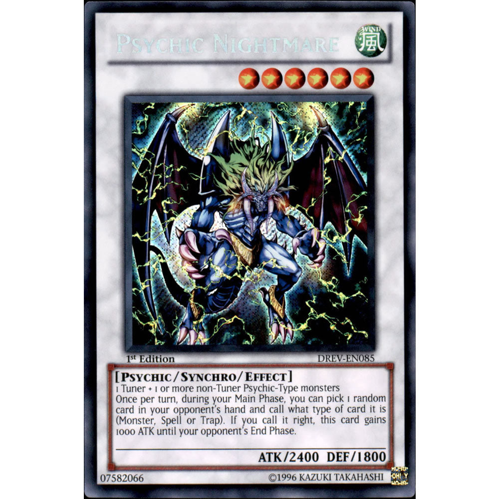 Psychic Nightmare DREV-EN085 Yu-Gi-Oh! Card from the Duelist Revolution Set