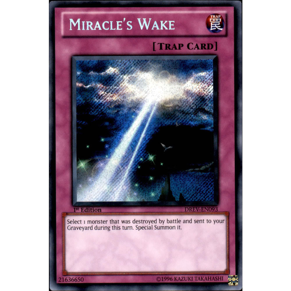 Miracles Wake DREV-EN093 Yu-Gi-Oh! Card from the Duelist Revolution Set