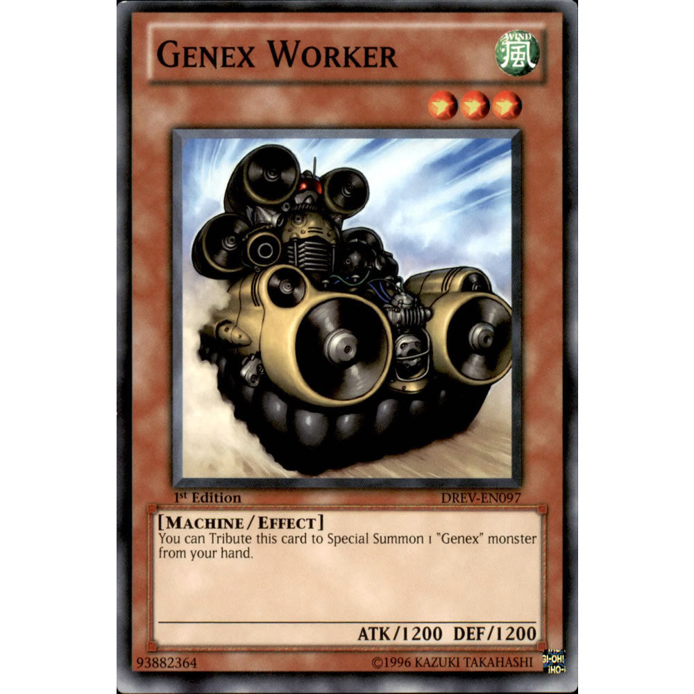 Genex Worker DREV-EN097 Yu-Gi-Oh! Card from the Duelist Revolution Set
