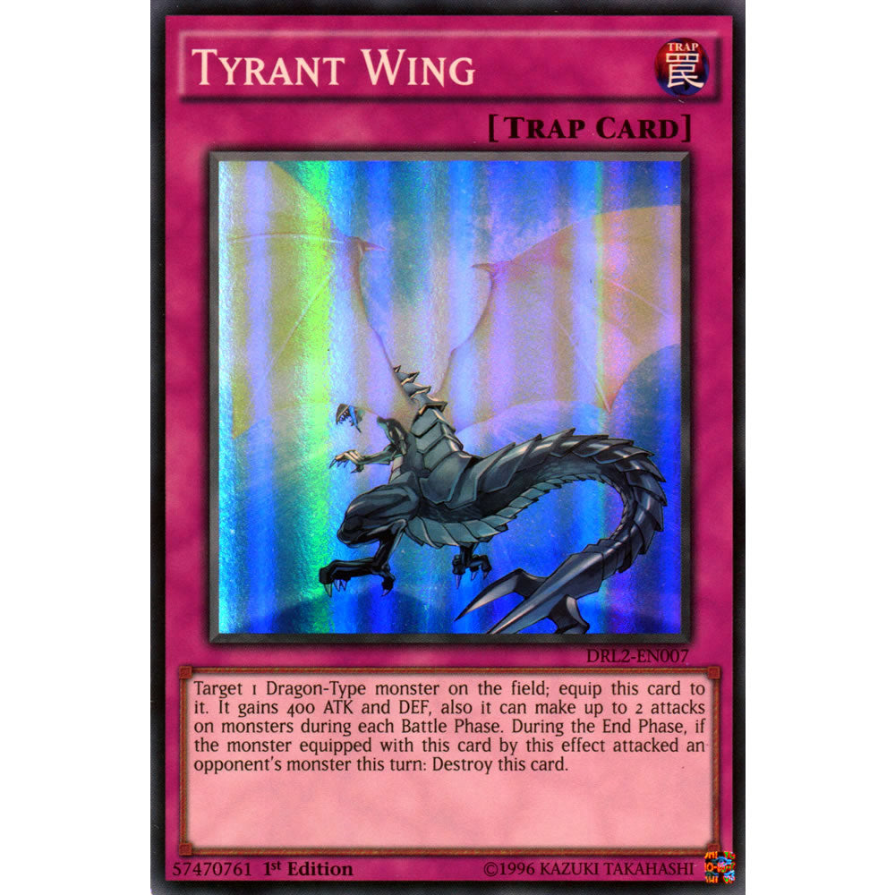 Tyrant Wing DRL2-EN007 Yu-Gi-Oh! Card from the Dragons of Legend 2 Set