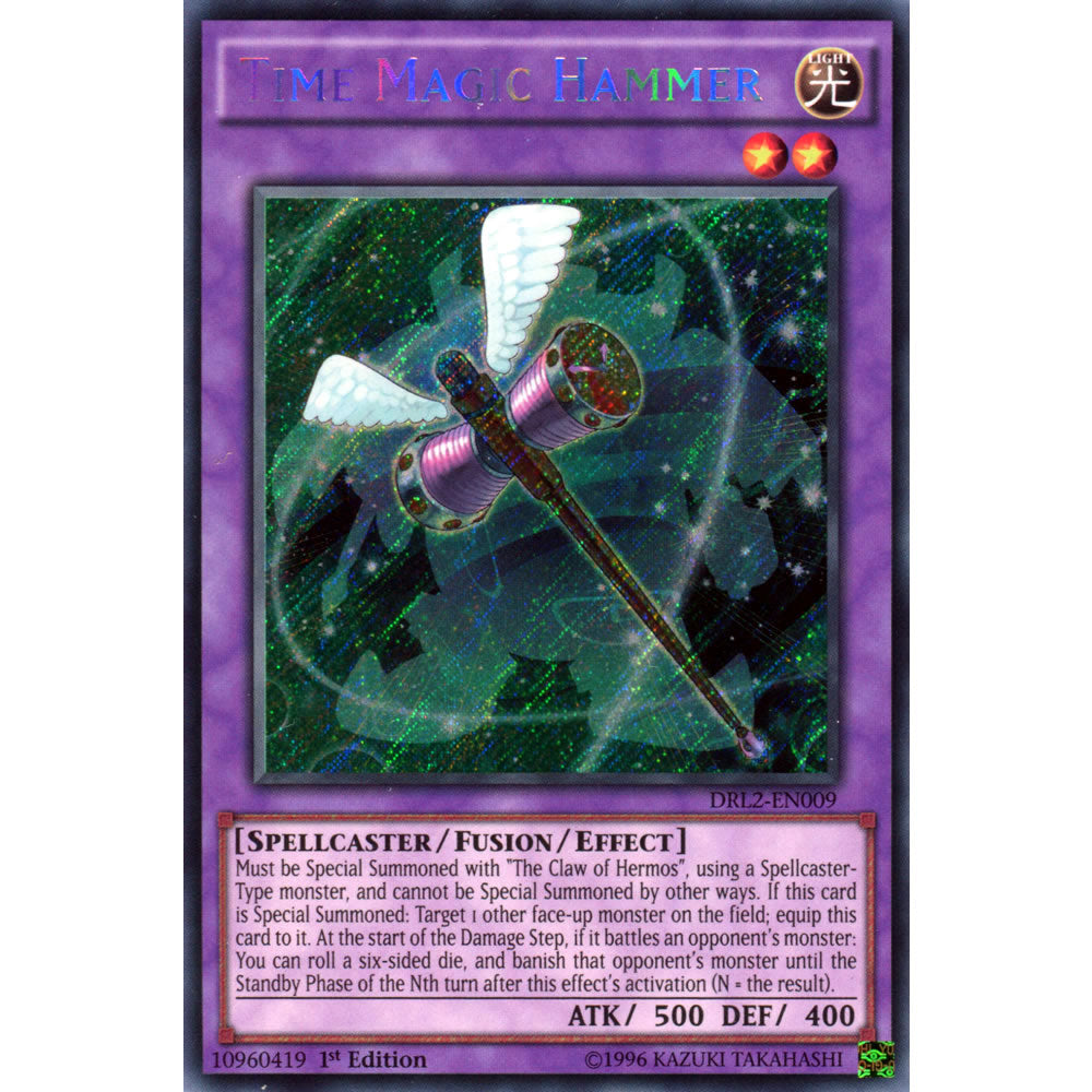 Time Magic Hammer DRL2-EN009 Yu-Gi-Oh! Card from the Dragons of Legend 2 Set