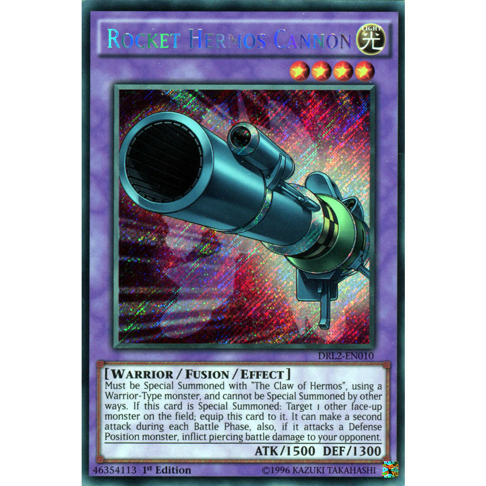 Rocket Hermos Cannon DRL2-EN010 Yu-Gi-Oh! Card from the Dragons of Legend 2 Set