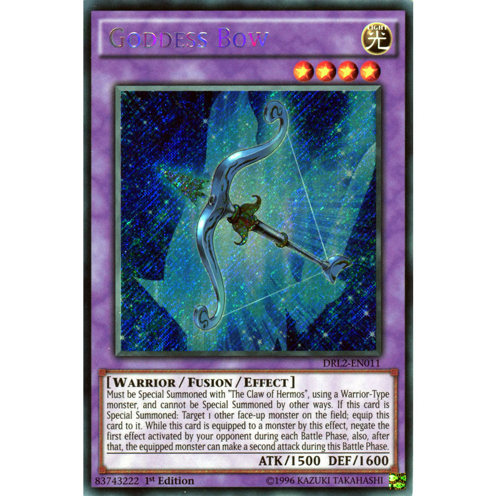 Goddess Bow DRL2-EN011 Yu-Gi-Oh! Card from the Dragons of Legend 2 Set