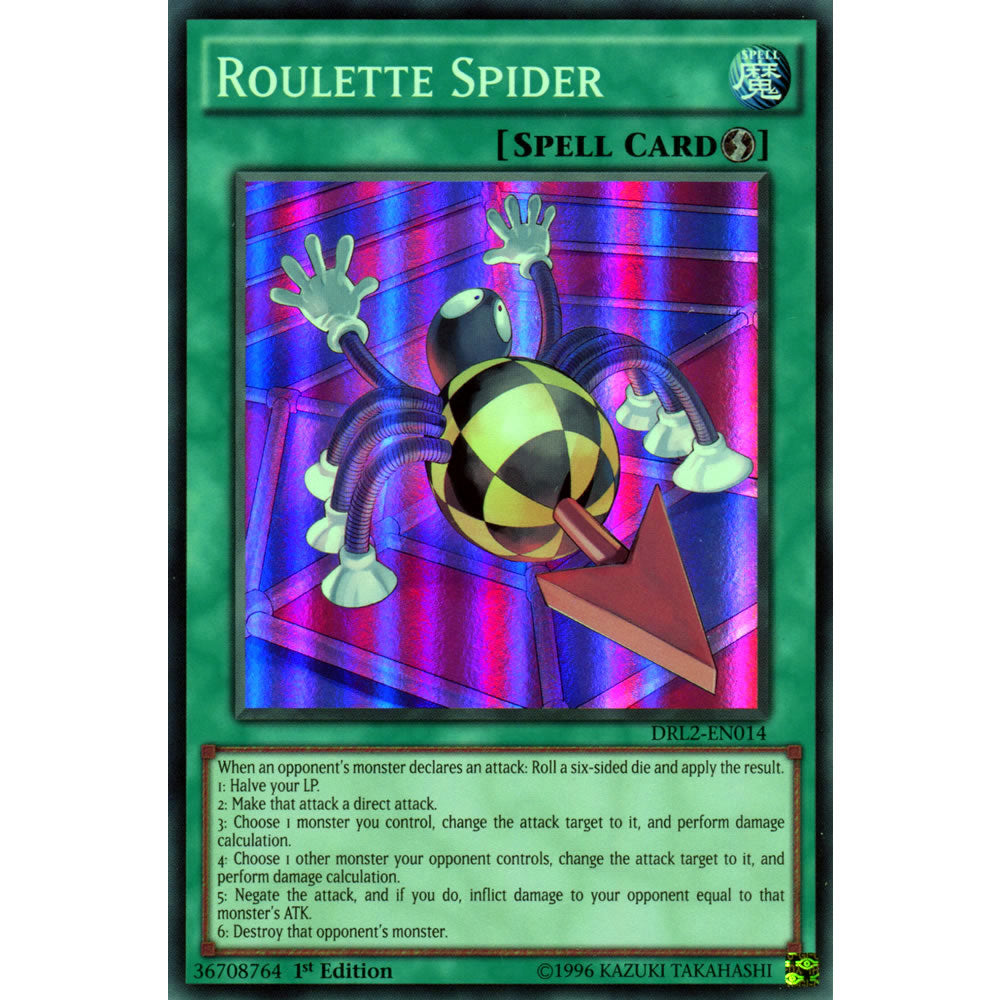 Roulette Spider DRL2-EN014 Yu-Gi-Oh! Card from the Dragons of Legend 2 Set