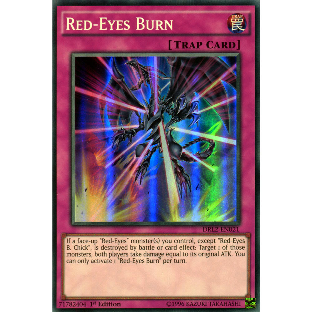 Red-Eyes Burn DRL2-EN021 Yu-Gi-Oh! Card from the Dragons of Legend 2 Set