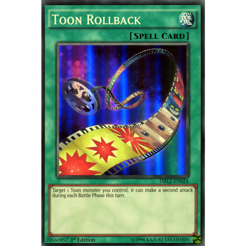 Toon Rollback DRL2-EN024 Yu-Gi-Oh! Card from the Dragons of Legend 2 Set