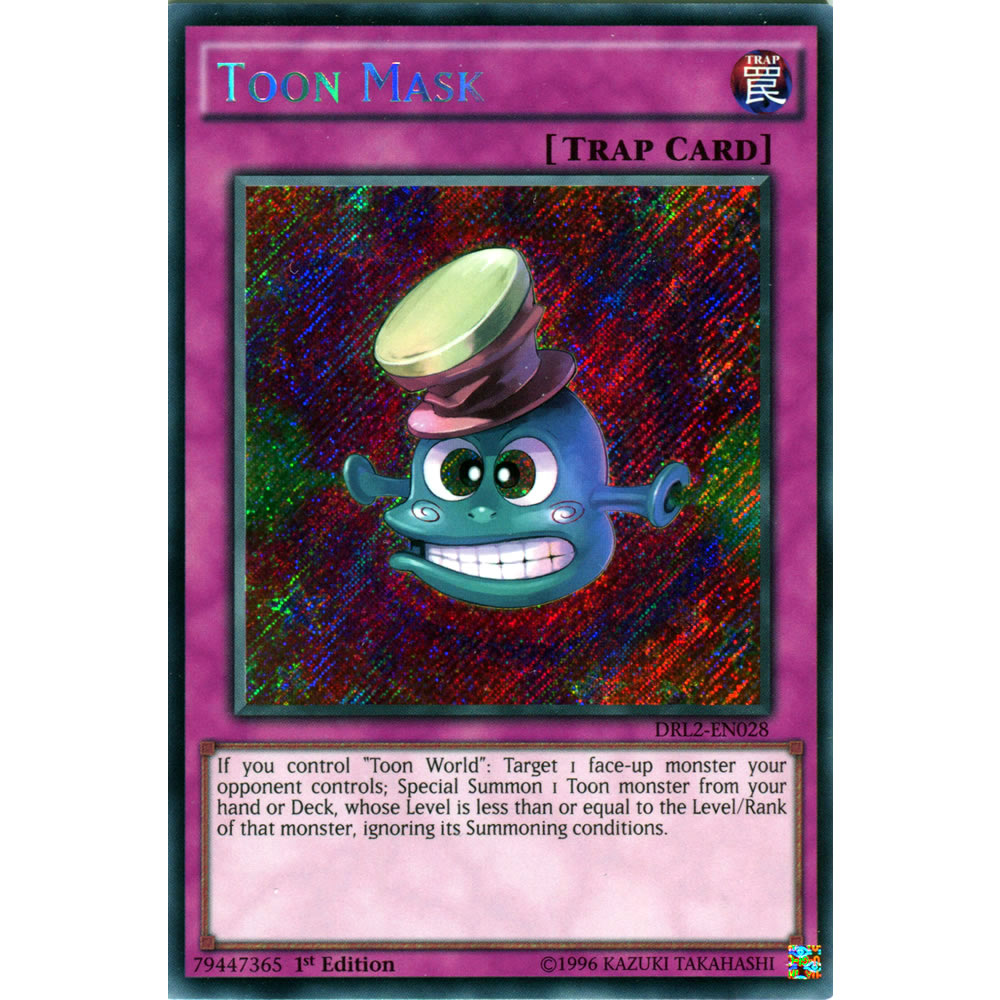 Toon Mask DRL2-EN028 Yu-Gi-Oh! Card from the Dragons of Legend 2 Set