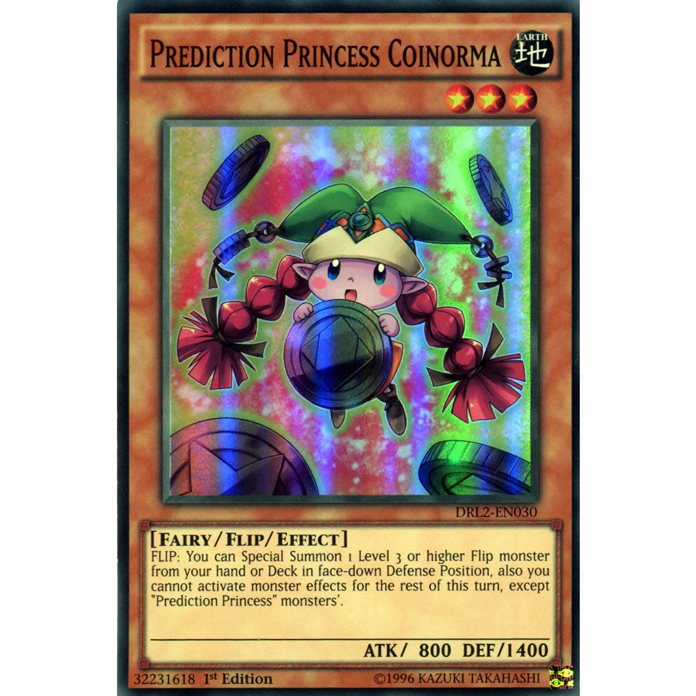 Prediction Princess Coinorma DRL2-EN030 Yu-Gi-Oh! Card from the Dragons of Legend 2 Set