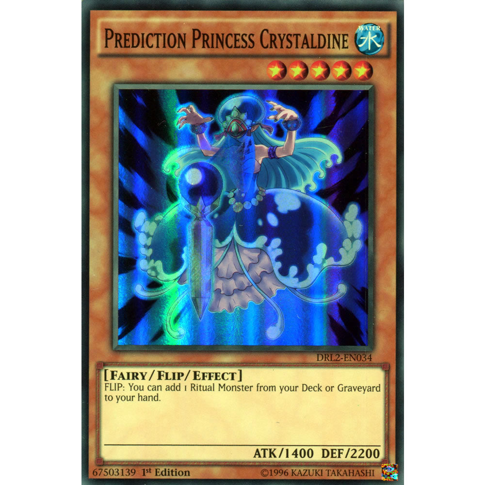 Prediction Princess Crystaldine DRL2-EN034 Yu-Gi-Oh! Card from the Dragons of Legend 2 Set