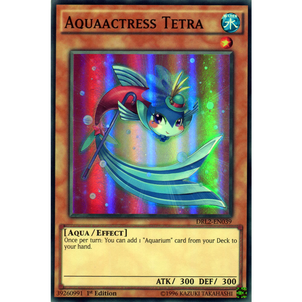 Aquaactress Tetra DRL2-EN039 Yu-Gi-Oh! Card from the Dragons of Legend 2 Set