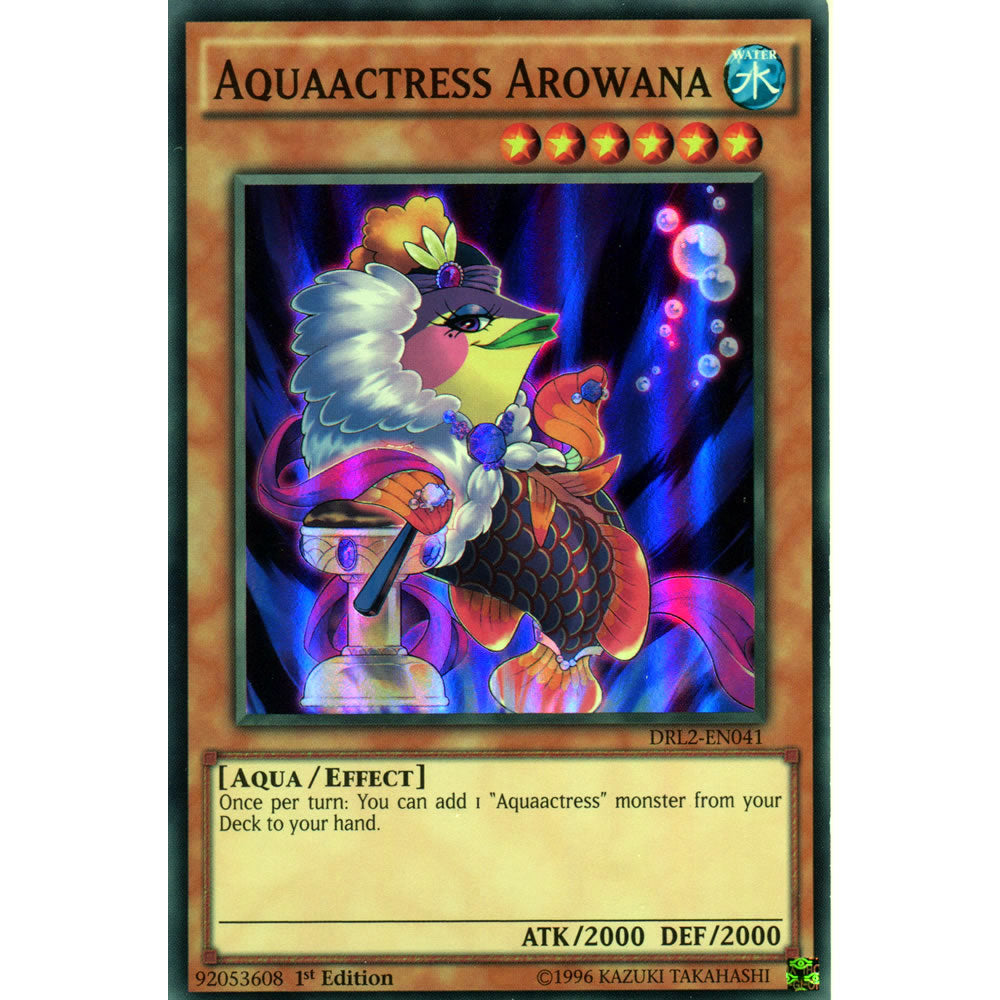Aquaactress Arowana DRL2-EN041 Yu-Gi-Oh! Card from the Dragons of Legend 2 Set