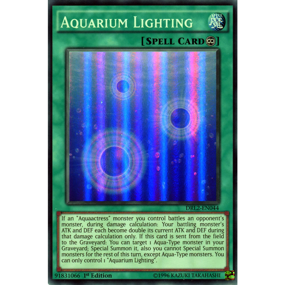 Aquarium Lighting DRL2-EN044 Yu-Gi-Oh! Card from the Dragons of Legend 2 Set