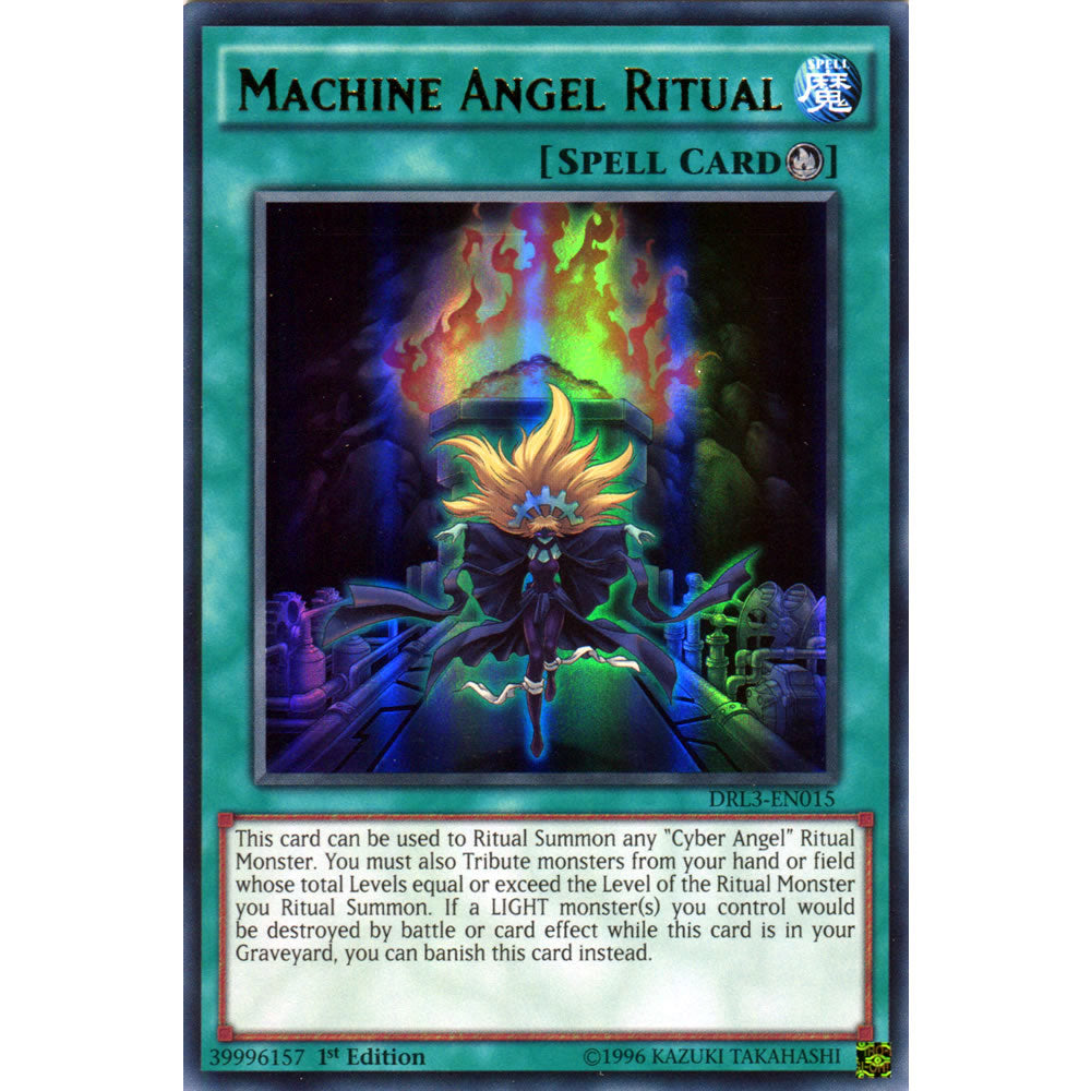 Machine Angel Ritual DRL3-EN015 Yu-Gi-Oh! Card from the Dragons of Legend Unleashed Set