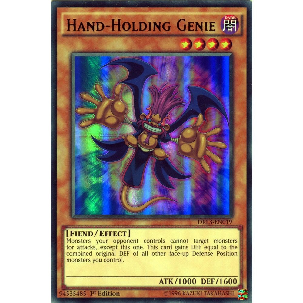 Hand-Holding Genie DRL3-EN019 Yu-Gi-Oh! Card from the Dragons of Legend Unleashed Set