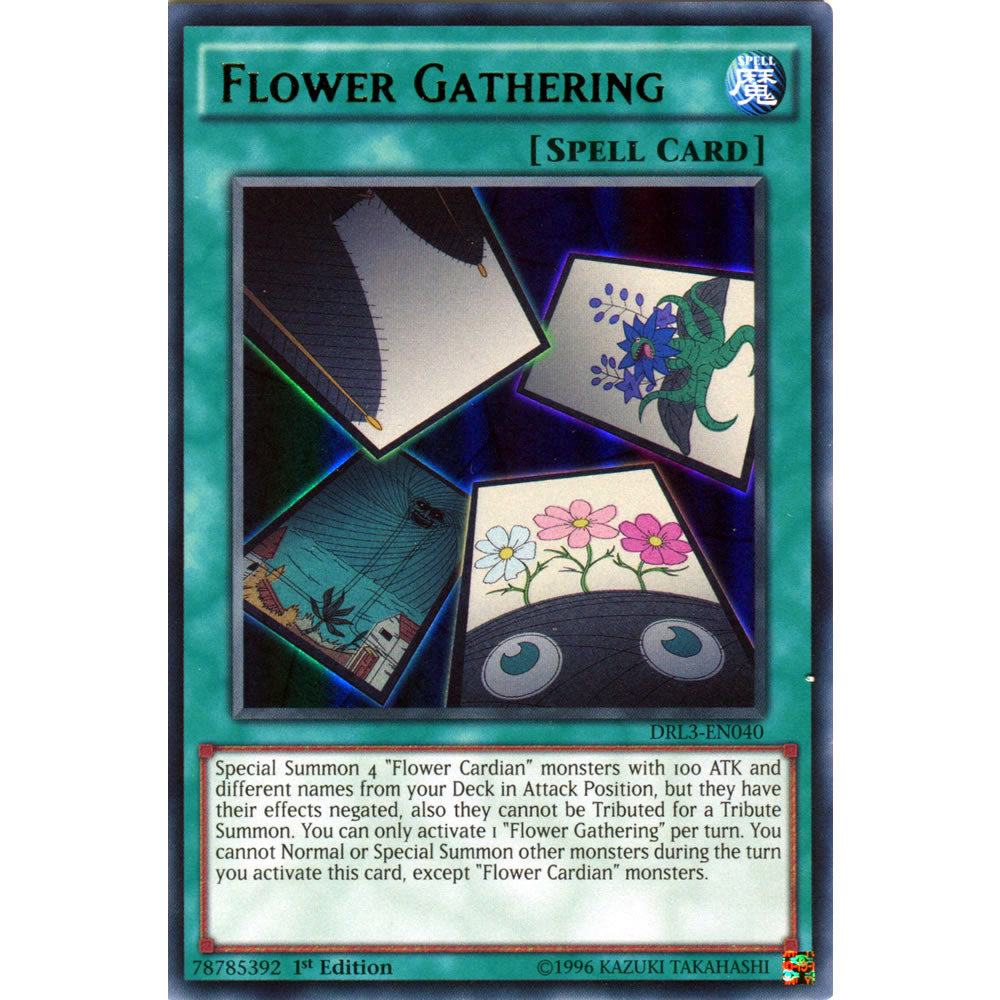 Flower Gathering DRL3-EN040 Yu-Gi-Oh! Card from the Dragons of Legend Unleashed Set