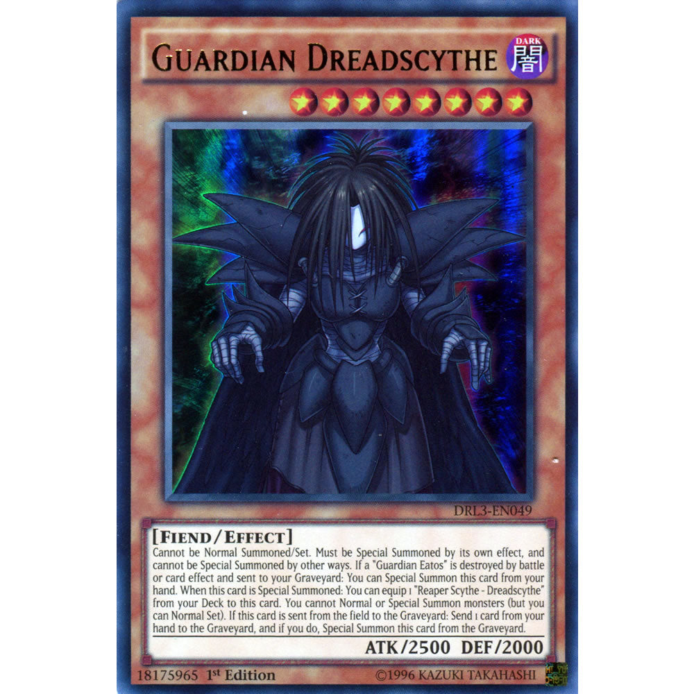 Guardian Dreadscythe DRL3-EN049 Yu-Gi-Oh! Card from the Dragons of Legend Unleashed Set