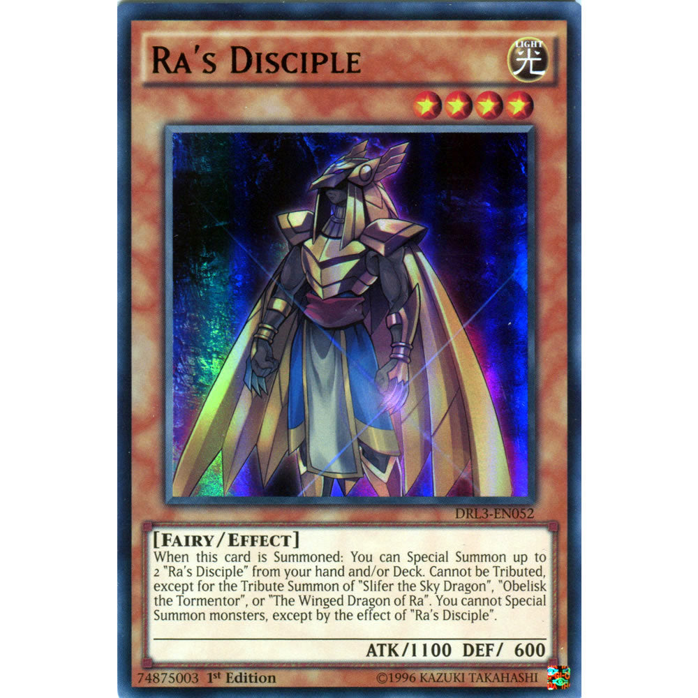 Ra's Disciple DRL3-EN052 Yu-Gi-Oh! Card from the Dragons of Legend Unleashed Set