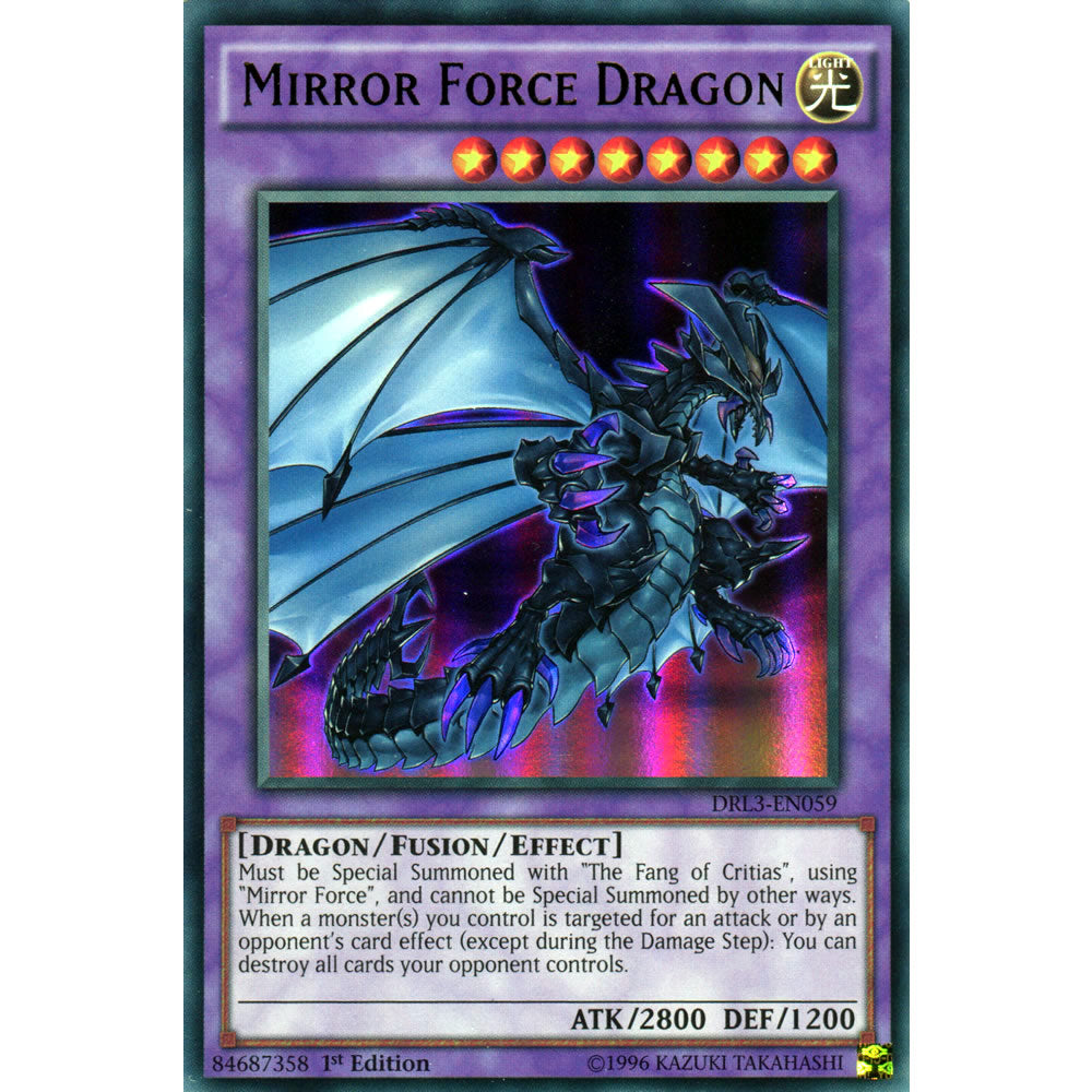 Mirror Force Dragon DRL3-EN059 Yu-Gi-Oh! Card from the Dragons of Legend Unleashed Set