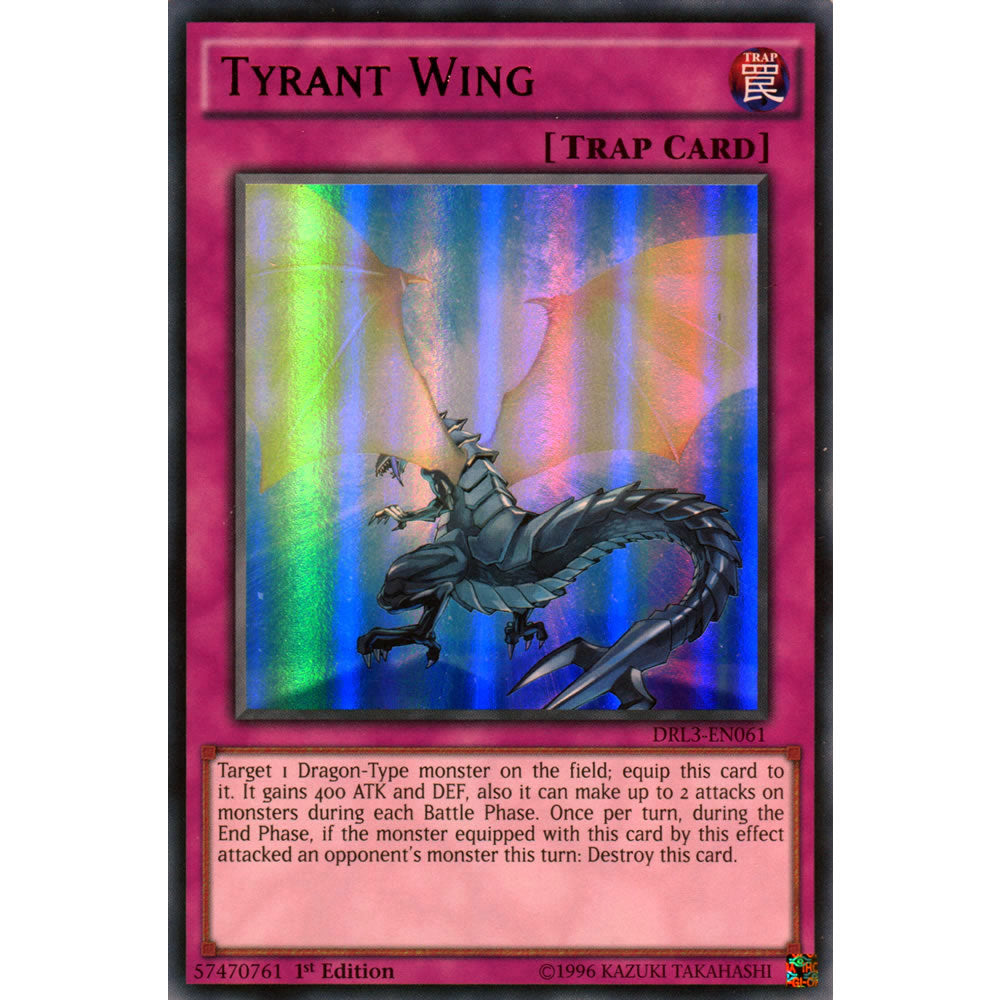 Tyrant Wing DRL3-EN061 Yu-Gi-Oh! Card from the Dragons of Legend Unleashed Set