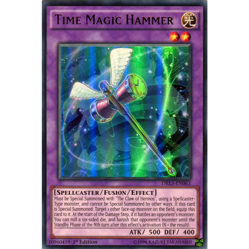Time Magic Hammer DRL3-EN063 Yu-Gi-Oh! Card from the Dragons of Legend Unleashed Set