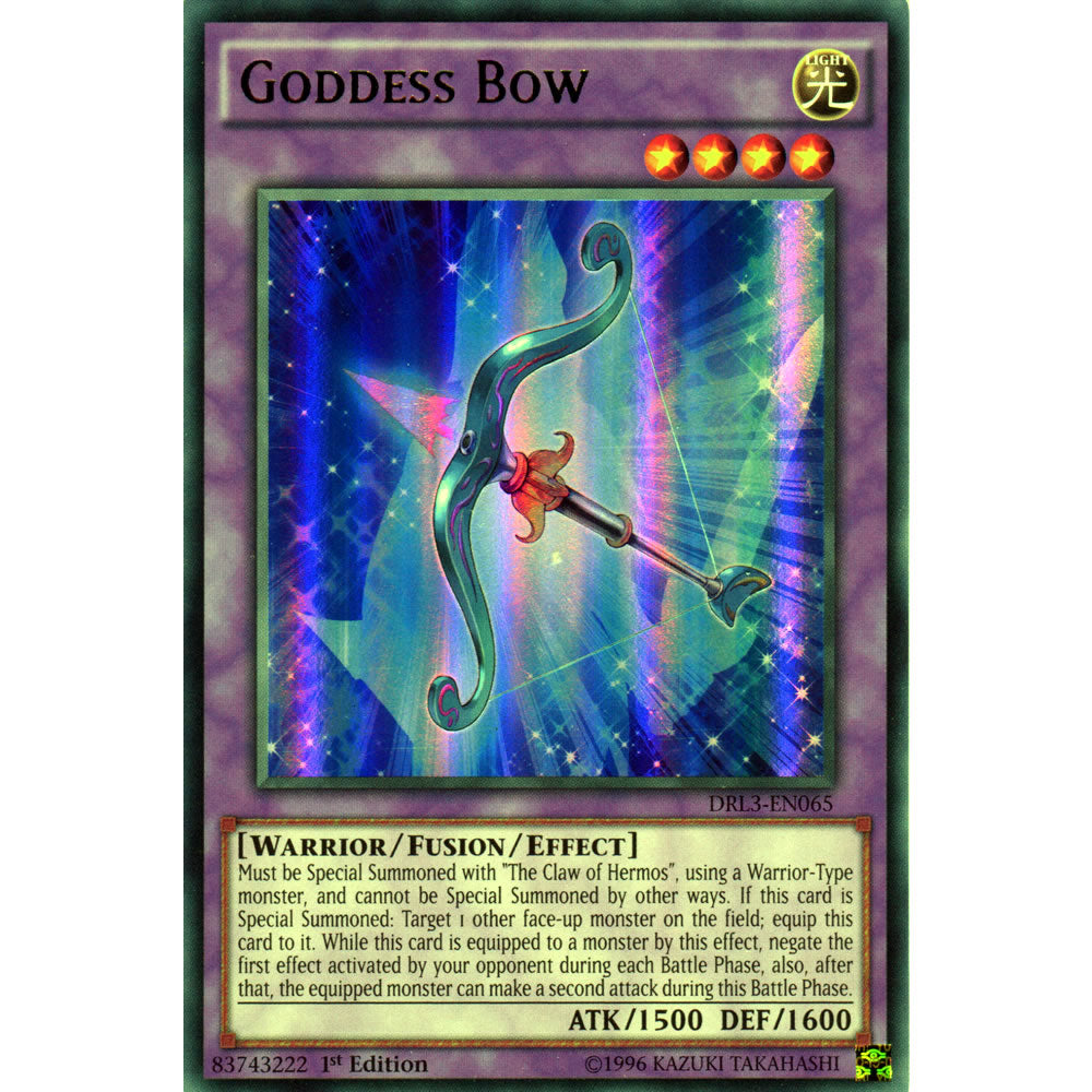 Goddess Bow DRL3-EN065 Yu-Gi-Oh! Card from the Dragons of Legend Unleashed Set