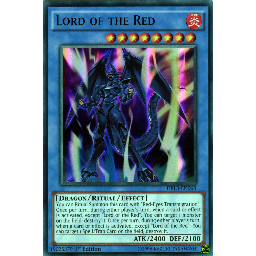 Lord of the Red DRL3-EN068 Yu-Gi-Oh! Card from the Dragons of Legend Unleashed Set