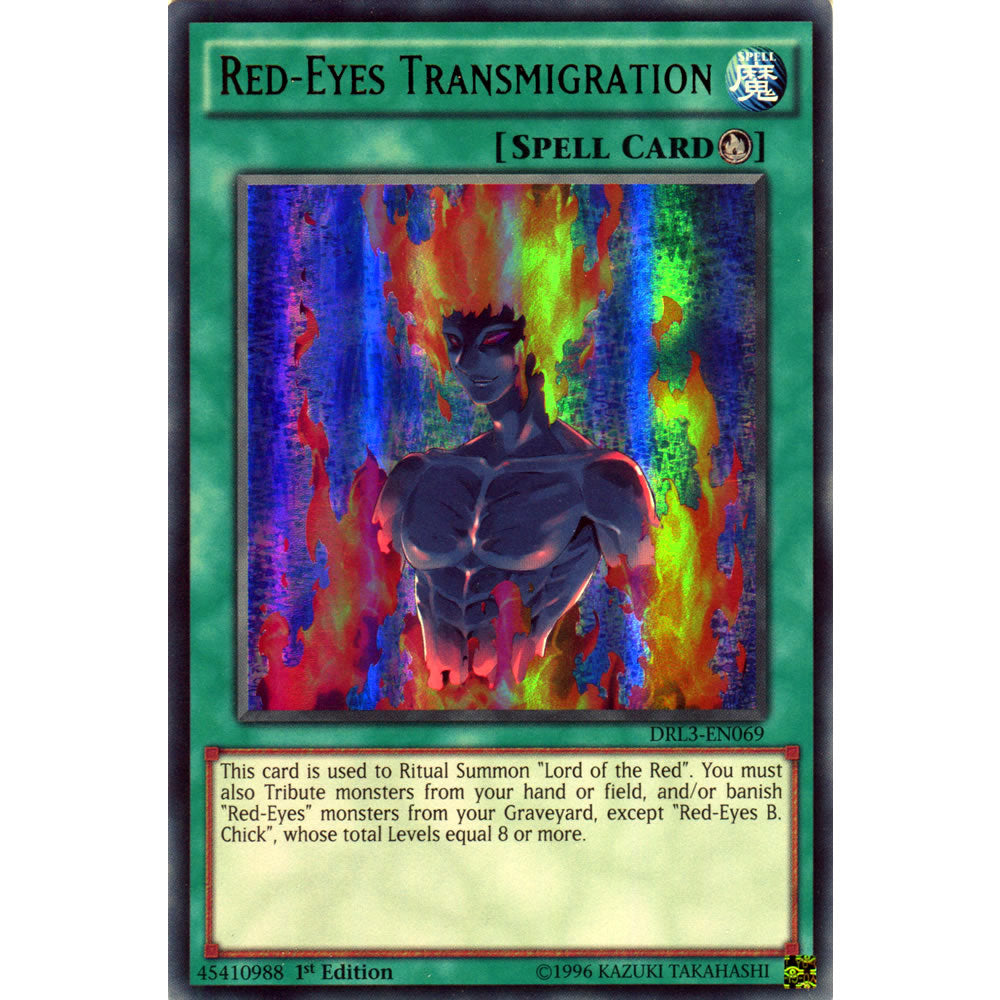 Red-Eyes Transmigration DRL3-EN069 Yu-Gi-Oh! Card from the Dragons of Legend Unleashed Set
