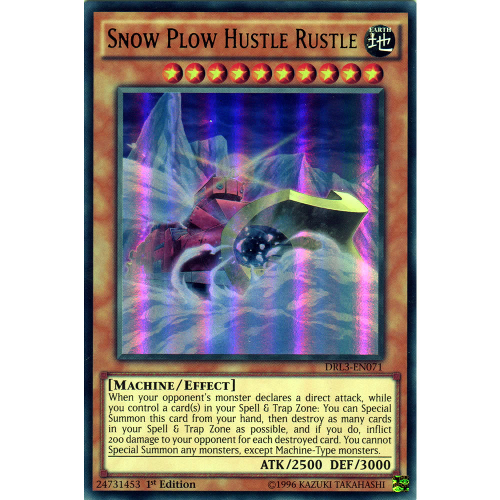 Snow Plow Hustle Rustle DRL3-EN071 Yu-Gi-Oh! Card from the Dragons of Legend Unleashed Set