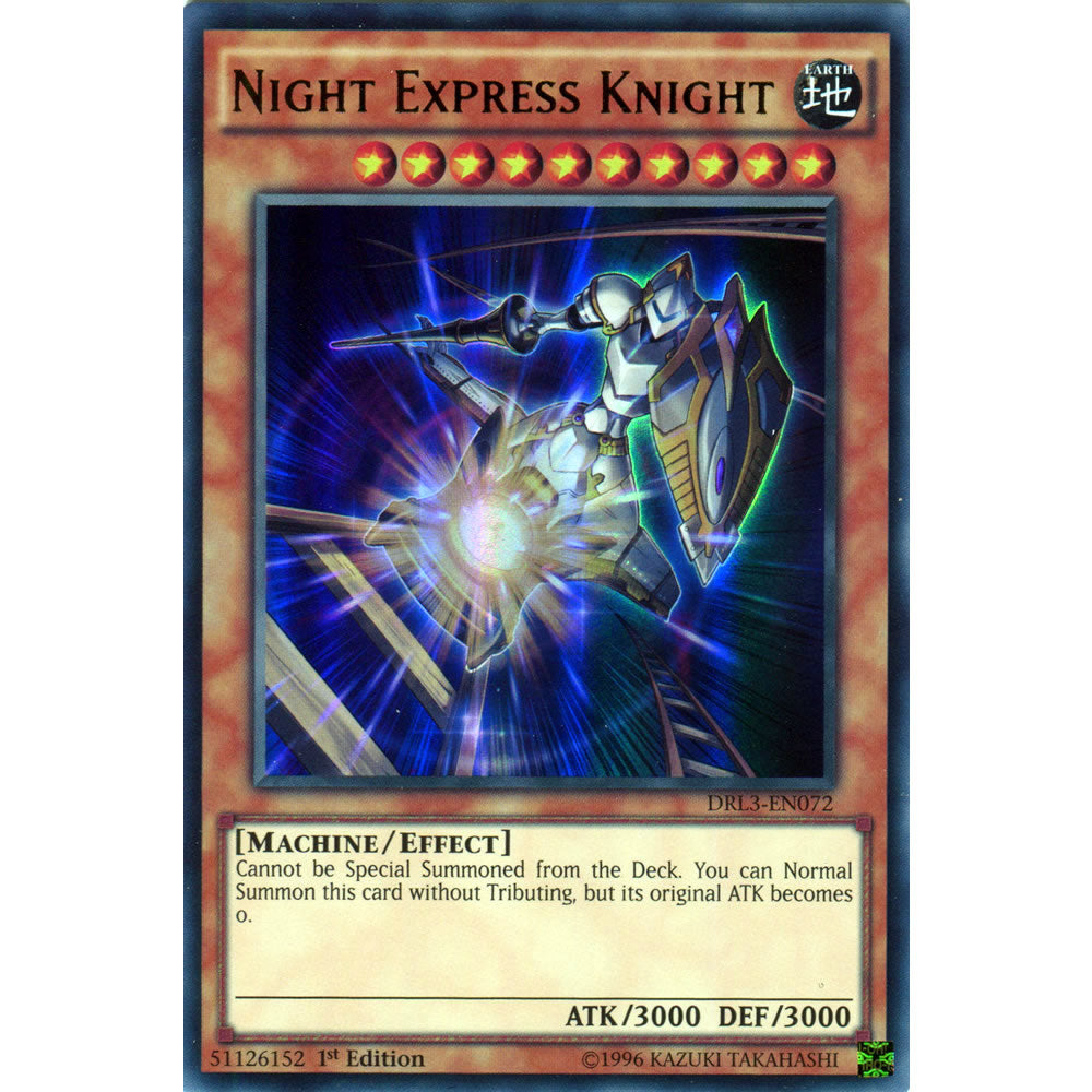Night Express Knight DRL3-EN072 Yu-Gi-Oh! Card from the Dragons of Legend Unleashed Set