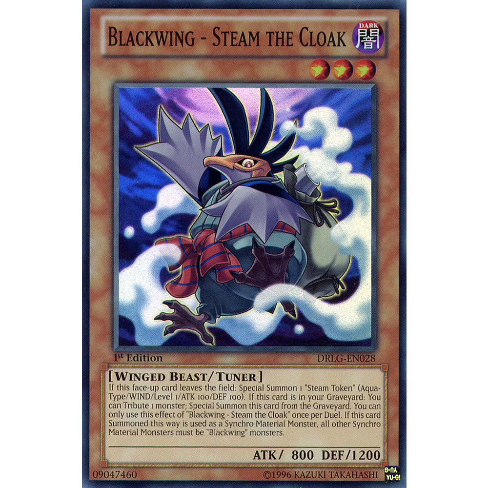 Blackwing - Steam the Cloak DRLG-EN028 Yu-Gi-Oh! Card from the Dragons of Legend Set