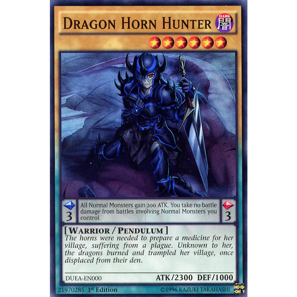 Dragon Horn Hunter DUEA-EN000 Yu-Gi-Oh! Card from the Duelist Alliance Set