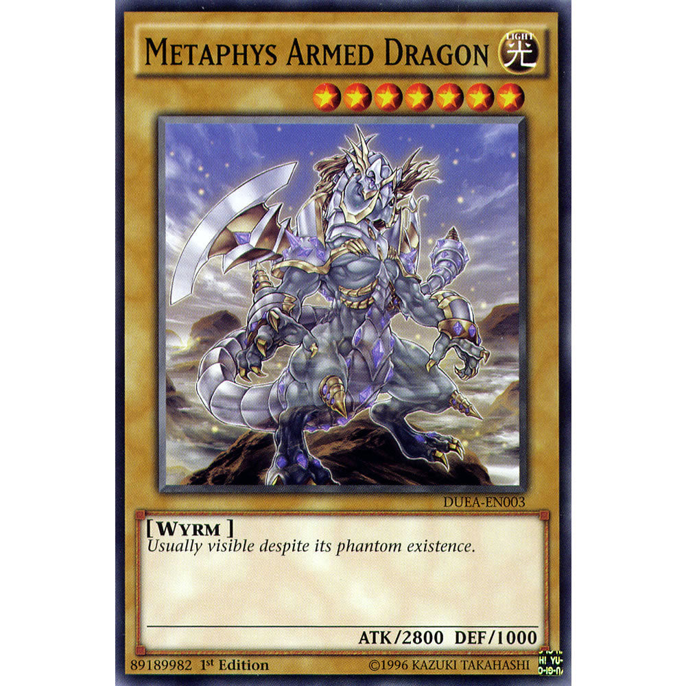 Metaphys Armed Dragon DUEA-EN003 Yu-Gi-Oh! Card from the Duelist Alliance Set