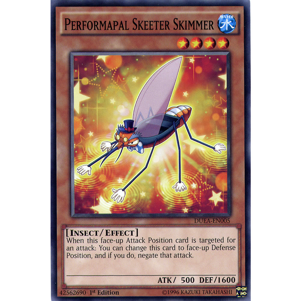 Performapal Skeeter Skimmer DUEA-EN005 Yu-Gi-Oh! Card from the Duelist Alliance Set